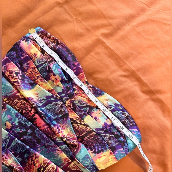 Multicolor Snake Pattern Mini Dress - Picture 6 of 8